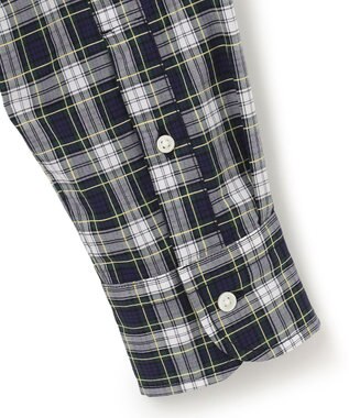 J.PRESS MEN ドビータータンマルチチェックシャツ ネイビー系3