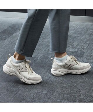 ASICS WALKING ゲルラシーロ レディース 2E相当 オフホワイト×オフホワイト