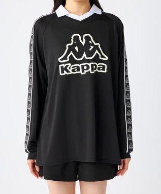 OP／FILA 【Kappa】ラッシュゲームシャツ・ボードショーツ付き　4点セット水着 ブラック