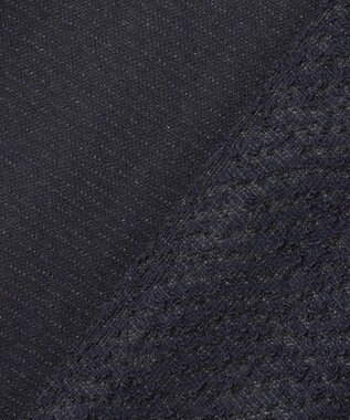 ANY SIS S ネップツイード ジャケット ネイビー系