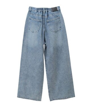 Green Parks ・ＥＬＥＮＣＡＲＥ　ＤＵＥ　デニムタックワイドパンツ Indigo