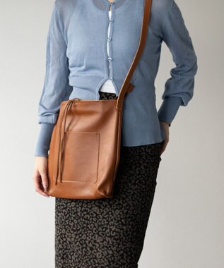 INTER-CHAUSSURES 【ANDREA CARDONE】ミディアムサイズレザートートバッグ