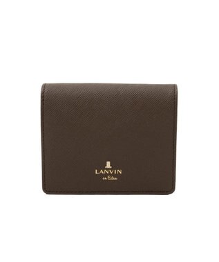 LANVIN en Bleu リュクサンブール 二つ折りコンパクト財布