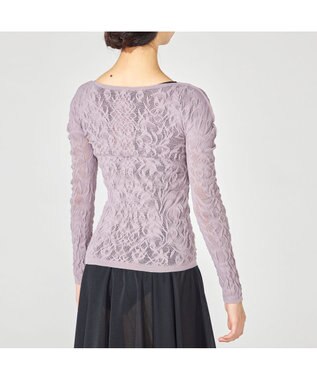 Chacott 【ノーソーイングニット】バレリーナネックジップトップ アッシュグレー