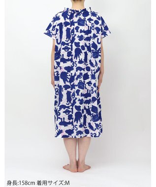 tsumori chisato SLEEP ツモリチサト ワンピース 綿100%(本体) ローン素材 4分袖 ロング丈 レディース UNT112 /ワコール アイボリー