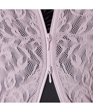 Chacott 【ノーソーイングニット】バレリーナネックジップトップ アッシュグレー