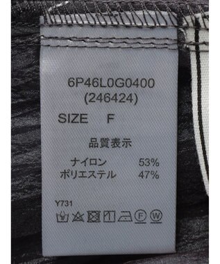 Green Parks ・ＥＬＥＮＣＡＲＥ　ＤＵＥ　２ｗａｙシアーブラウス Charcoal Gray