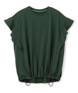 UNFILO プレーティング フレアスリーブ Tシャツ グリーン
