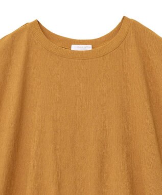 Green Parks 表面カット裾ドロストプルオーバー Red