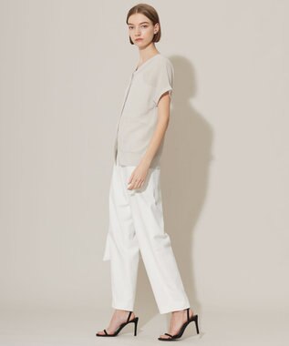 ICB 【UVカット・吸水速乾・接触冷感・洗える】シェルタリングドライオックス カービーパンツ オフホワイト系