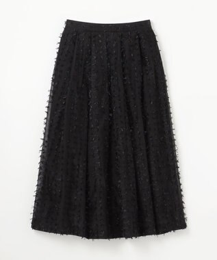 GRACE CONTINENTAL シアージャガード スカート ブラック