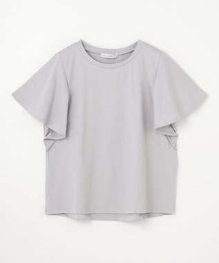 ANY L 【洗濯機可/接触冷感/UVケア】ソロナフリルスリーブプルオーバー グレー