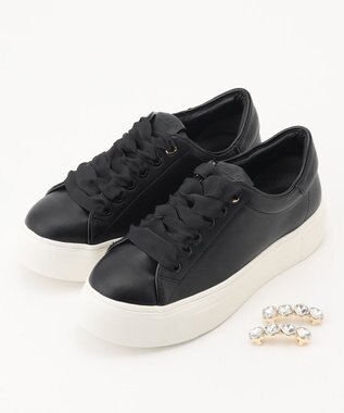 TOCCA 【軽量・抗菌消臭・ビジュー取り外し可】BIJOUX SNEAKERS スニーカー ブラック系