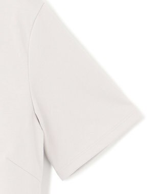 ICB L 【洗える】 スーペリアジャージー Vネック半袖プルオーバー ライトグレー系