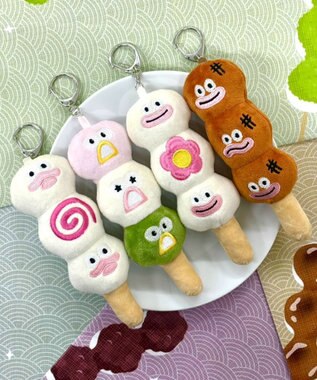 WEGO デリシャスだんごモンスターぬいぐるみキーホルダー ブラウン