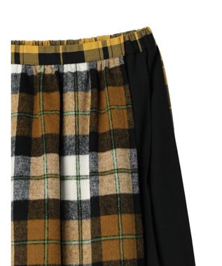 AMERICAN HOLIC アソートチェックプリーツスカート Yellow