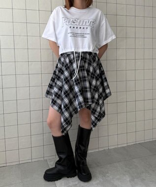 WEGO ドロストロゴショートT ホワイト