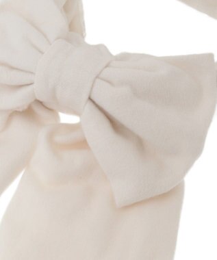 Maison de FLEUR リボン付きストール Ivory