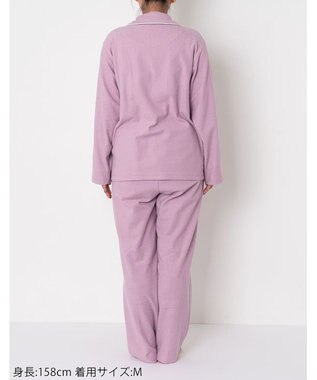 ワコール／睡眠科学 【パジャマ】　長袖　長ズボン　綿混　パイル素材　睡眠科学／ワコール　YDX532 ピンク