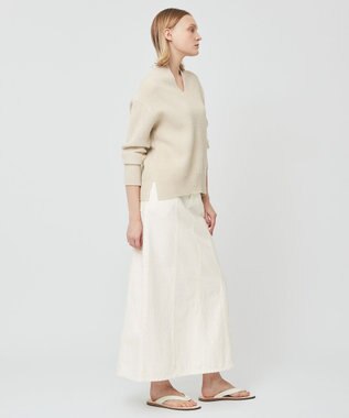 BEIGE， MARCK / デニムスカート White