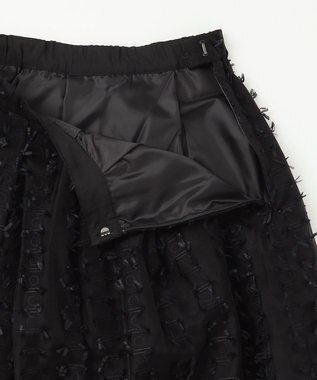 GRACE CONTINENTAL シアージャガード スカート ブラック