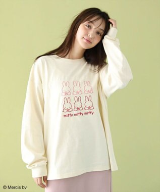 Green Parks Ｍｉｆｆｙ／フロント刺繍ロンＴ Light Beige