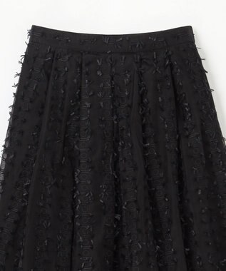 GRACE CONTINENTAL シアージャガード スカート ブラック