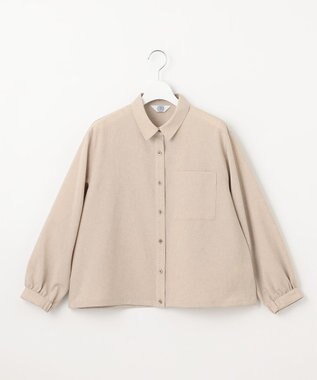 J.PRESS LADIES S 【洗える・接触冷感・防シワ・吸水速乾】BREEZE COOL シャツ ブラウス ベージュ系