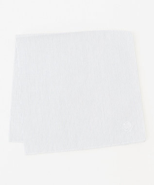 J.PRESS MEN オーバル刺繍ハンカチ/ドレス ホワイト系1