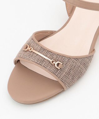 ANY SIS 【美人百花7月号掲載】クラシカルレディプチウエッジ サンダル モカ