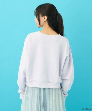 earth music&ecology ふしぎの国のアリス／ショート丈スウェット Purple