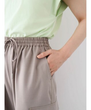 Green Parks ドロストカーゴパンツ Beige