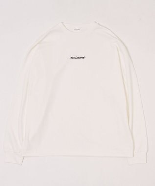 WEGO 【ユニセックス着用/UVカット/軽量/接触冷感//毛玉レス/しわになりにくい/ストレッチ/MLサイズ展開】AIRFUNCTIONシンプルロゴT（しわに ホワイト