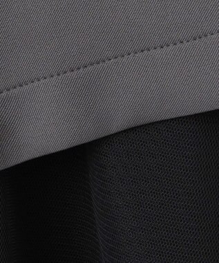 Feroux フレアチュール ジャンパースカート グレー系