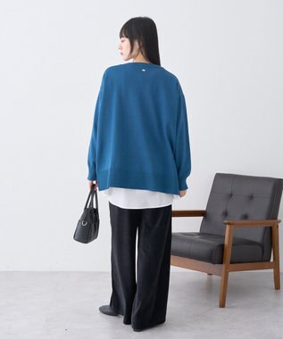 earth music&ecology コーデュロイタックパンツ Black