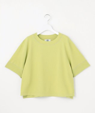 J.PRESS LADIES S 【洗える】RAYON ELITE STRETCH ニットT ピスタチオ系