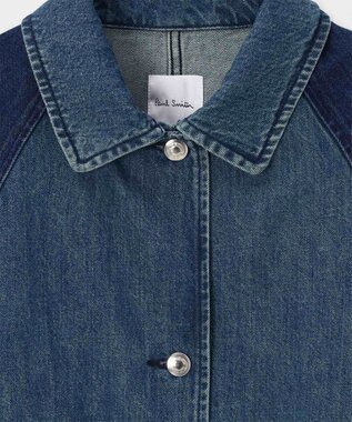 Paul Smith パネル インディゴ デニムカバーオール インディゴブルー