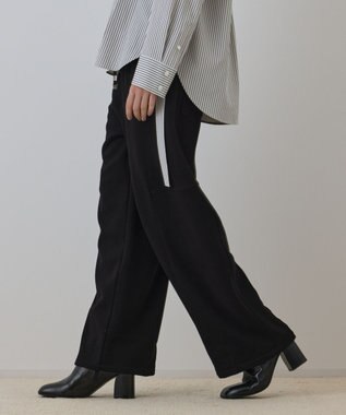 GRACE CONTINENTAL エッグラインカットパンツ ブラック