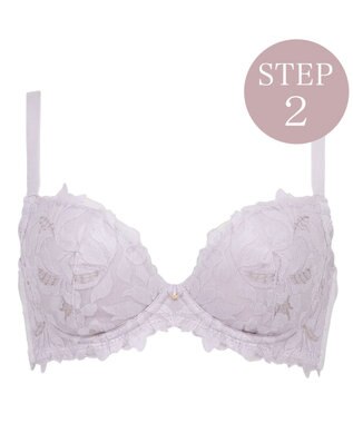 BRADELIS New York 【BRADELIS New York/ 育乳補整ブラ・STEP2 寄せる】ベルステップ2ブラ26S2 ライラック