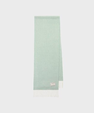 Paul Smith Cropped Logo カシミヤブレンド マフラー ミントグリーン