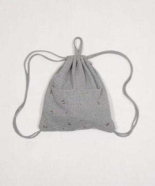 WEGO ハトメデザインナップサック グレー