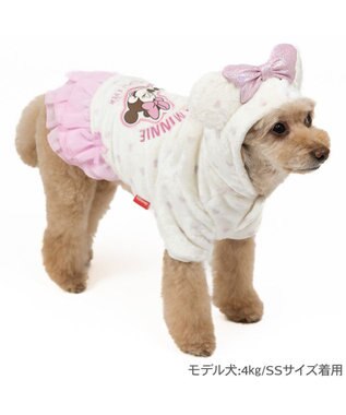 PET PARADISE ディズニー ミニーマウス  フレンズボアパーカー 小型犬 ミニーマウス