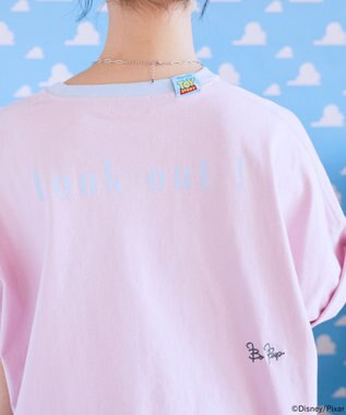 earth music&ecology 【予約】リンガーTシャツ/TOY STORY ピンク