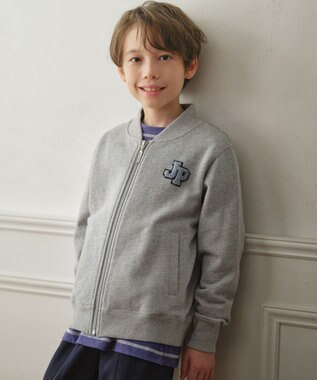 J.PRESS KIDS 【100-130cm】トラック ブルゾン ライトグレー系
