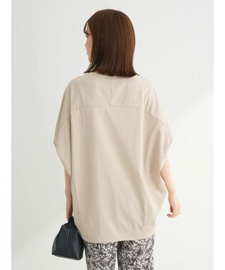 Green Parks 冷っとすずやか　バックバルーンフレンチプルオーバー Beige