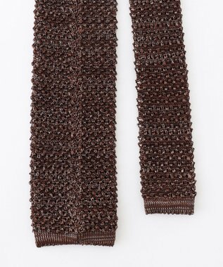 J.PRESS MEN 【J.PRESS KNIT TIE COLLECTION】無地 ニットネクタイ ブラウン系