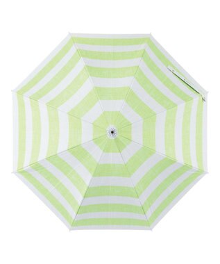 MOONBAT 断熱パラソル 二階建て 晴雨兼用 テクスチャーボーダー 日傘 遮熱 遮光 UV ミントグリーン