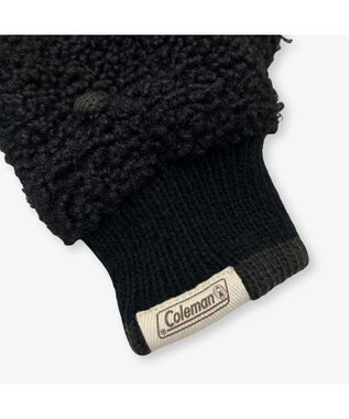 林八百吉商店 Coleman　ボアフードグローブ ブラック