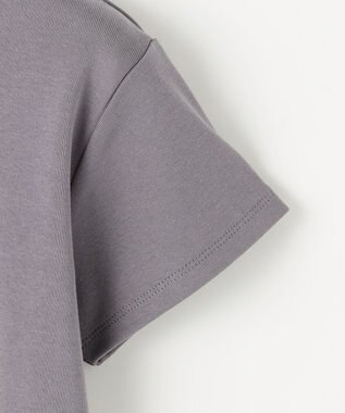 Feroux レタードプリントコンパクト Tシャツ グレー系