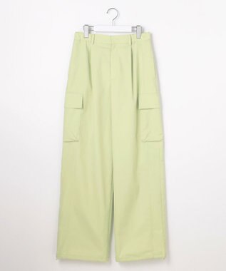 自由区 L 【17号サイズまで展開】ハイカウントカーゴ パンツ ピスタチオ